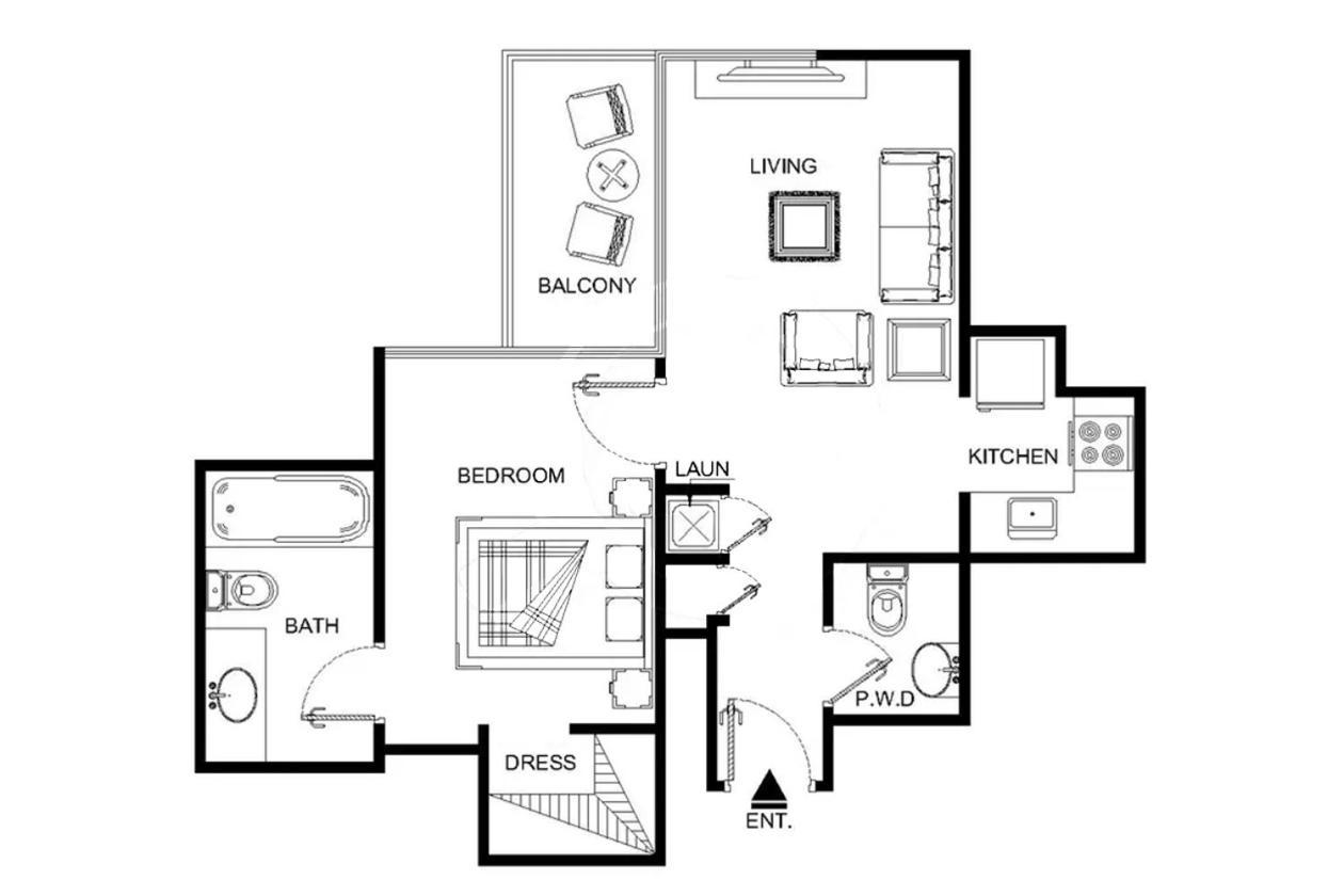 Lux The Vida Marina 3 Apartment *